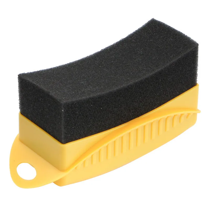Car Wheel Polishing Waxing Sponge Brush ABS Plastics Washing Cleaning Tire Contour Dressing Applicator Pads Detail Accessories