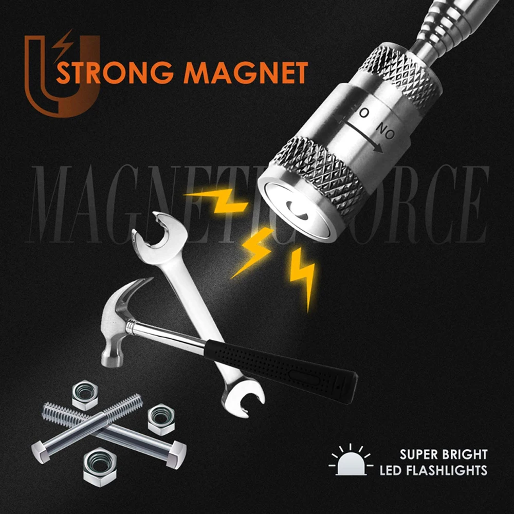 Extendable Pickup Rod Stick,Magnetic Picker Mini Portable Telescopic Magnetic Magnet Pen For Picking Up Screws Nut Bolt