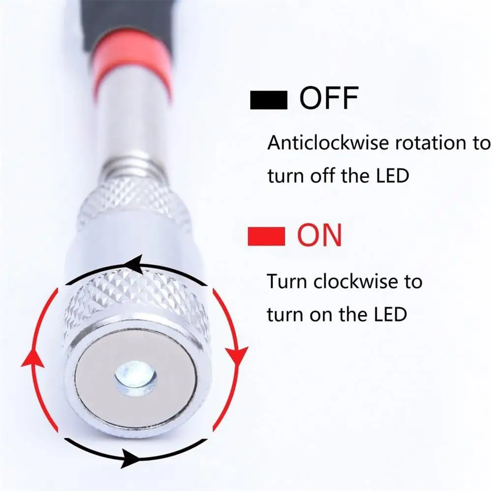 Extendable Pickup Rod Stick,Magnetic Picker Mini Portable Telescopic Magnetic Magnet Pen For Picking Up Screws Nut Bolt