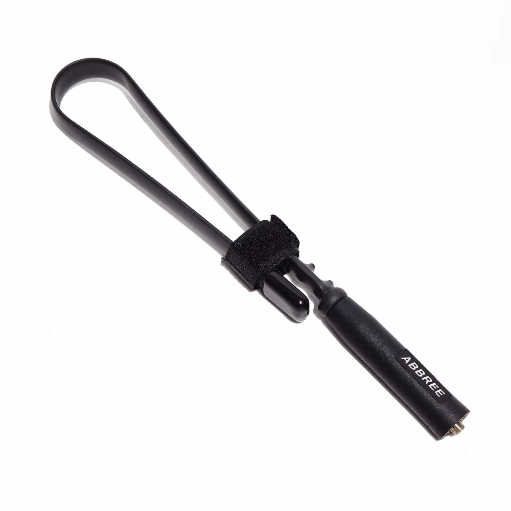ABBREE CS Tactical Antenna SMA-Female Dual Band VHF UHF 144/430Mhz Foldable For Walkie Talkie Baofeng UV-21 UV-5R QuanSheng K5