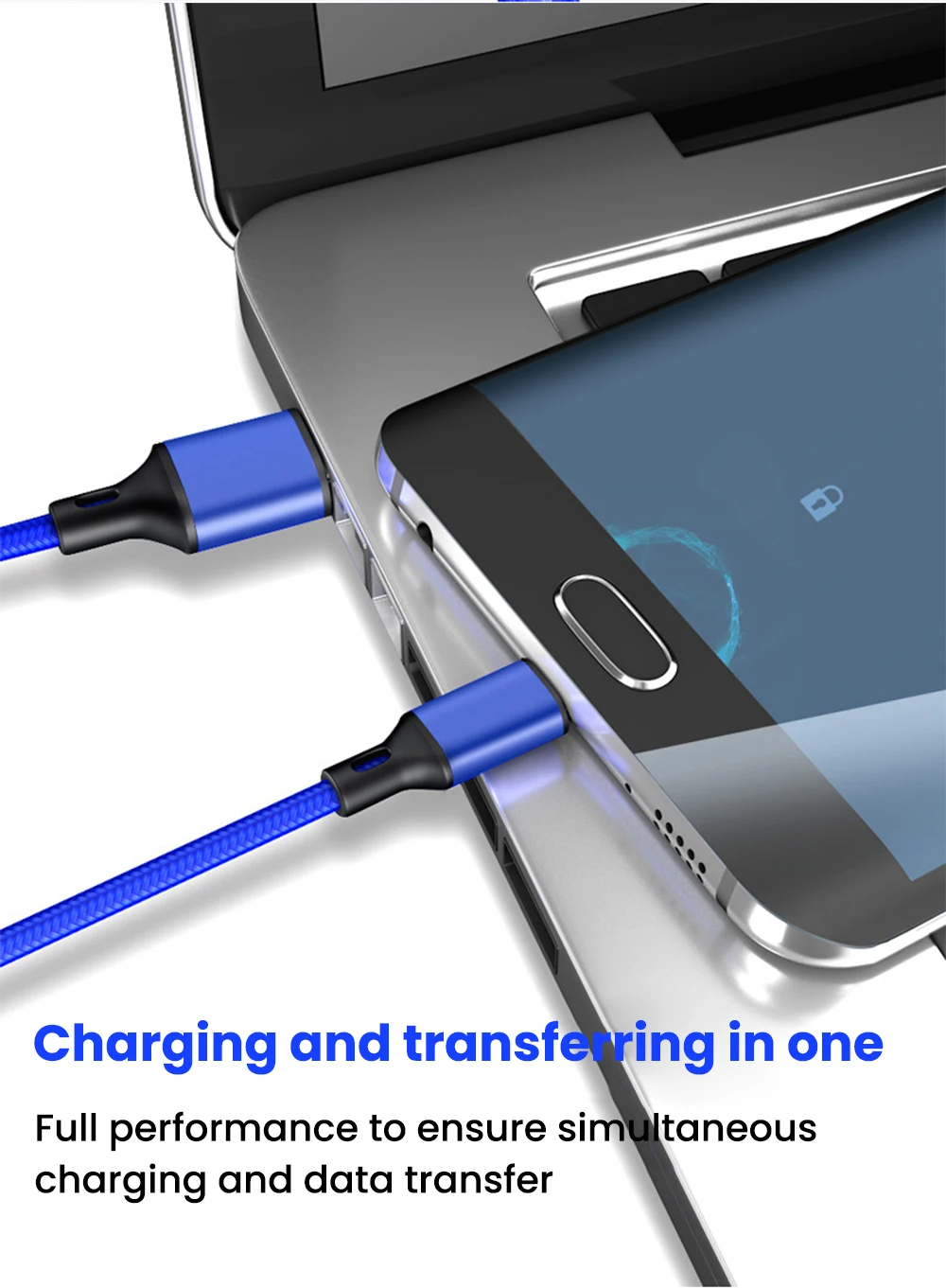 0.25M Short Cable Micro USB Cables Type C Data Cord Fast Charging Portable Wire for Power Bank iPhone 15 Samsung Android Phone
