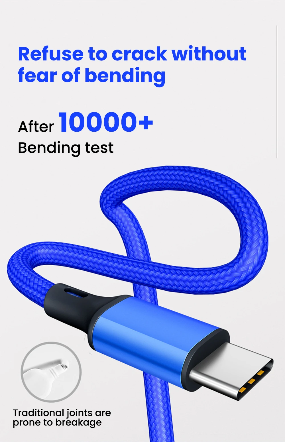 0.25M Short Cable Micro USB Cables Type C Data Cord Fast Charging Portable Wire for Power Bank iPhone 15 Samsung Android Phone