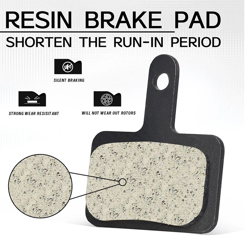 BUCKLOS Resin Disc Brake Pad For SHIMANO B01S Wear-resistant Hydraulic Brake Pads MTB Brake Pads for B03S B05S Cycling Parts