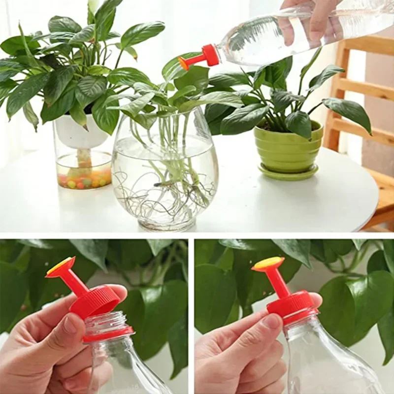 3pcs Garden Plant Watering Sprinkler Bottle Cap Nozzle DIY Mini Irrigation Head Suitable For Indoor And Outdoor Nursery Potted