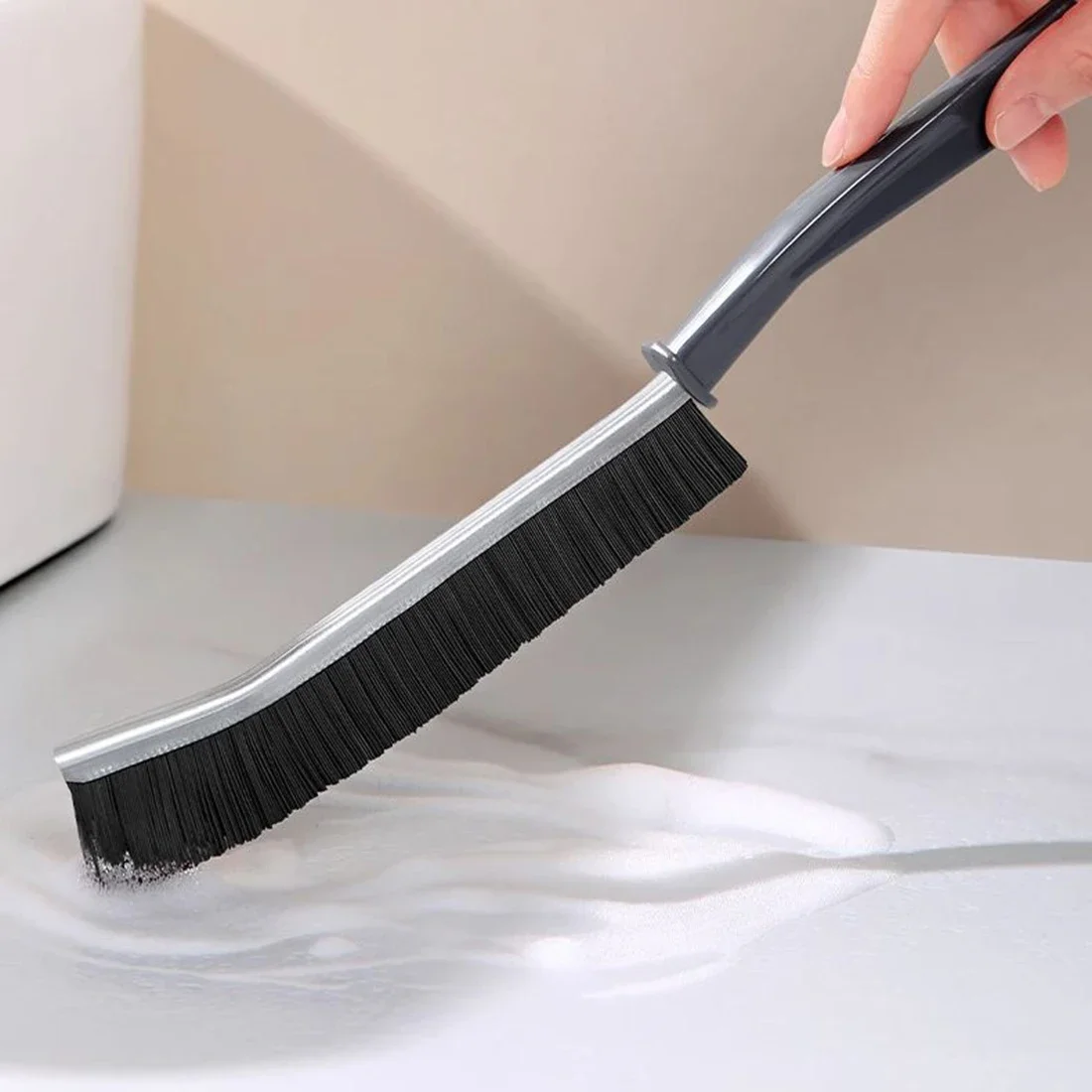 3Pcs Crevice Cleaning Brush Durable Car Kitchen Tile Grout Dead End Bristle Cleaning Brush Bedroom Floor Line Cleaning Brushes