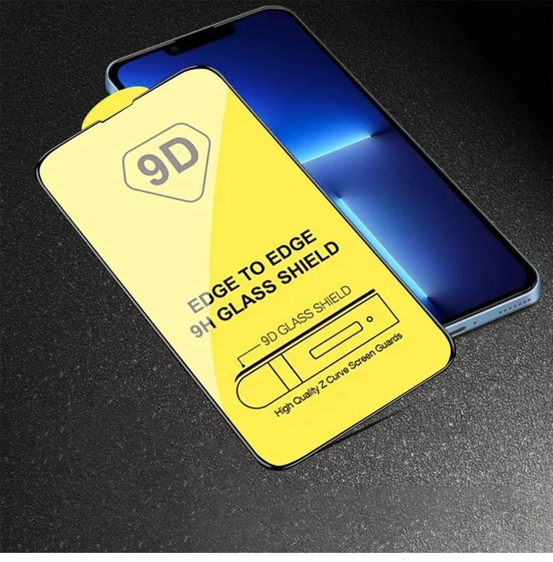 1-4PCS 9D Protective Glass For iPhone 16 15 11 12 13 14 Pro Max 15Plus Screen Protector For iPhone XR X XS MAX Tempered Glass