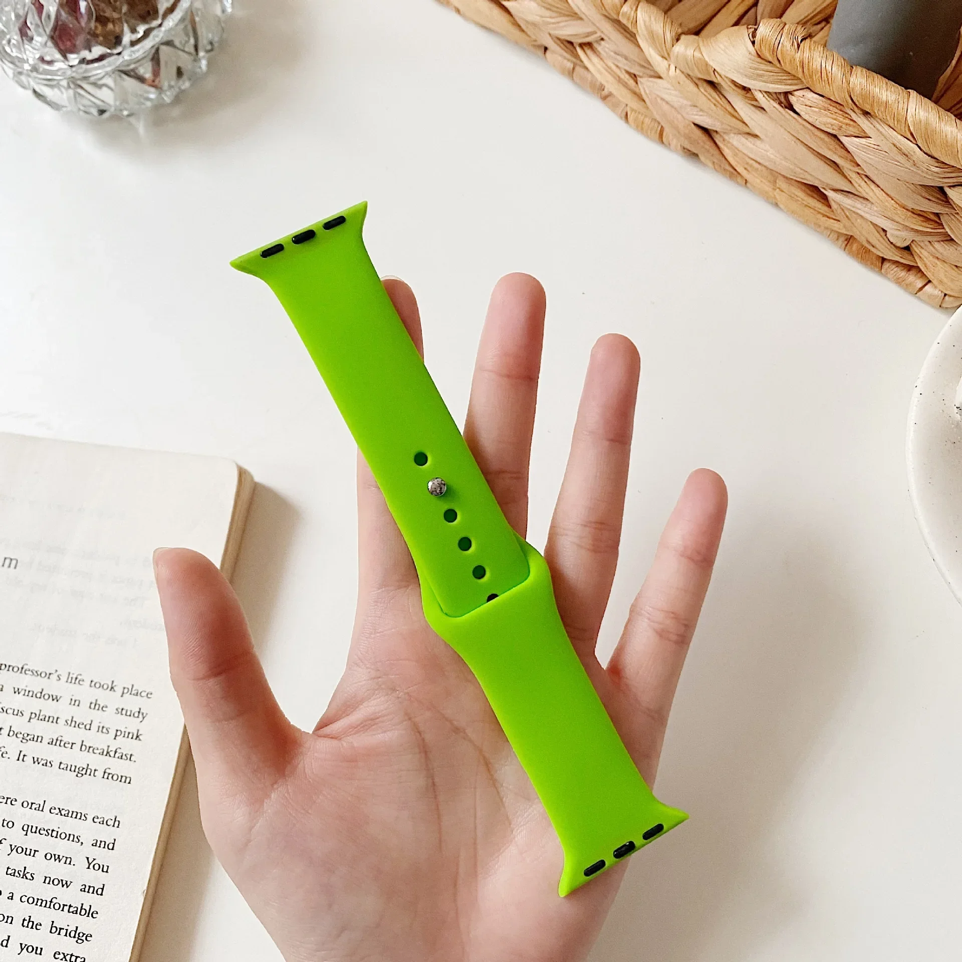 Silicone Band For Apple Watch strap 44mm 45mm 40mm 41mm 42-46mm 49mm sport bracelet iwatch series 11-10-9-8 7 6 5 4 SE-Ultra 2/3