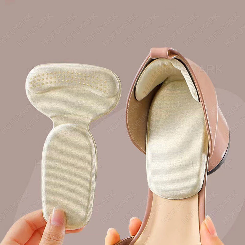 6pcs Heel Pads for Shoes Too Big Adjust Size Sponge Heel Protector Stickers High Heels Pain Relief Inserts Foot Insoles Women