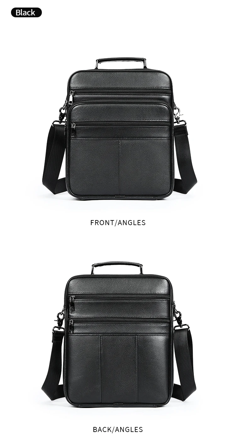 WESTAL Men's Bag Genuine Leather Messenger 13inch Laptop Bags for Document Business Bag Men Shoulder Purses 6173