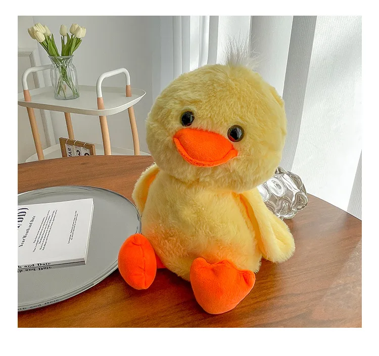 1-10PCS Small Yellow Duck Plush Bag 2024 New Cute Shoulder Bag Teenage Girls Traveling Backpack Hundreds of Animal Cartoon Bag