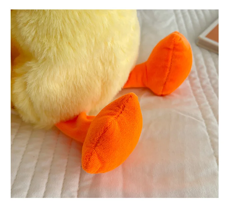 1-10PCS Small Yellow Duck Plush Bag 2024 New Cute Shoulder Bag Teenage Girls Traveling Backpack Hundreds of Animal Cartoon Bag