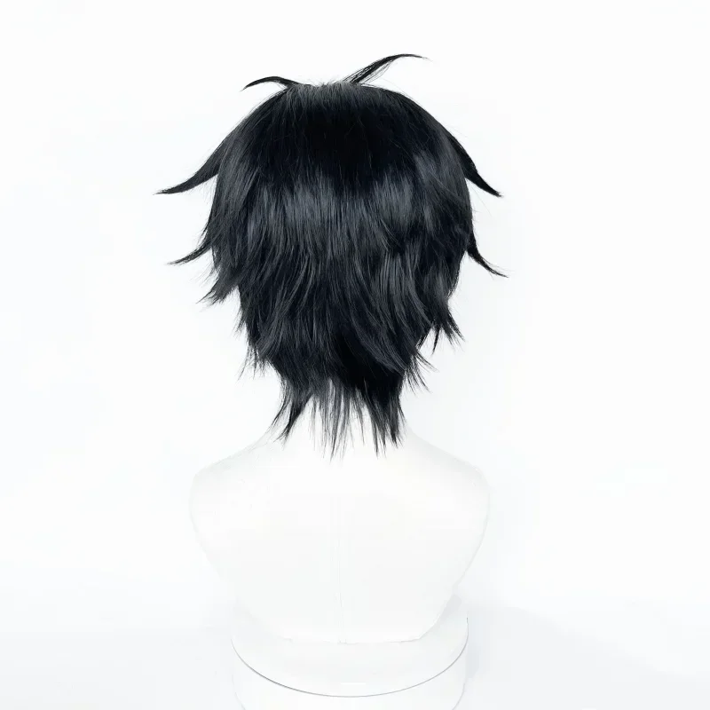 Monkey D. Luffy Cosplay Wig High Quality Anime Short Black Heat Resistant Synthetic Hair Party Hallowen Wigs