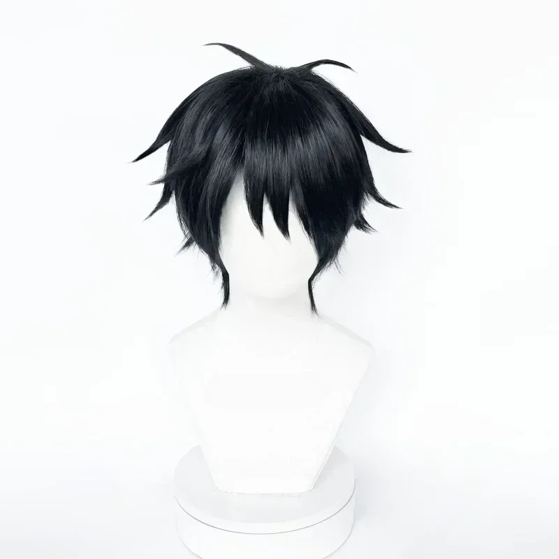 Monkey D. Luffy Cosplay Wig High Quality Anime Short Black Heat Resistant Synthetic Hair Party Hallowen Wigs