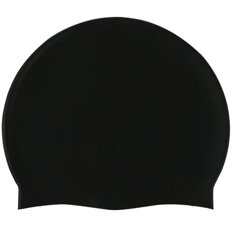 Waterproof Silicone Swim Caps Women Men High Elastic Flexible Protect Ears Hair Swimming Pool Hat for Adults Children Girls Boys