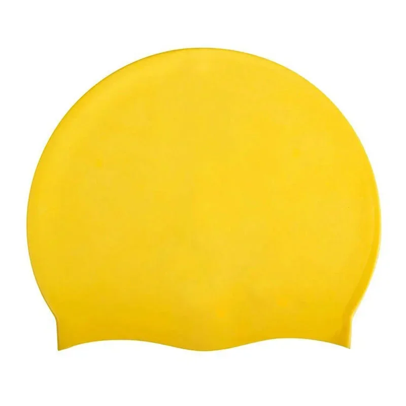 Waterproof Silicone Swim Caps Women Men High Elastic Flexible Protect Ears Hair Swimming Pool Hat for Adults Children Girls Boys