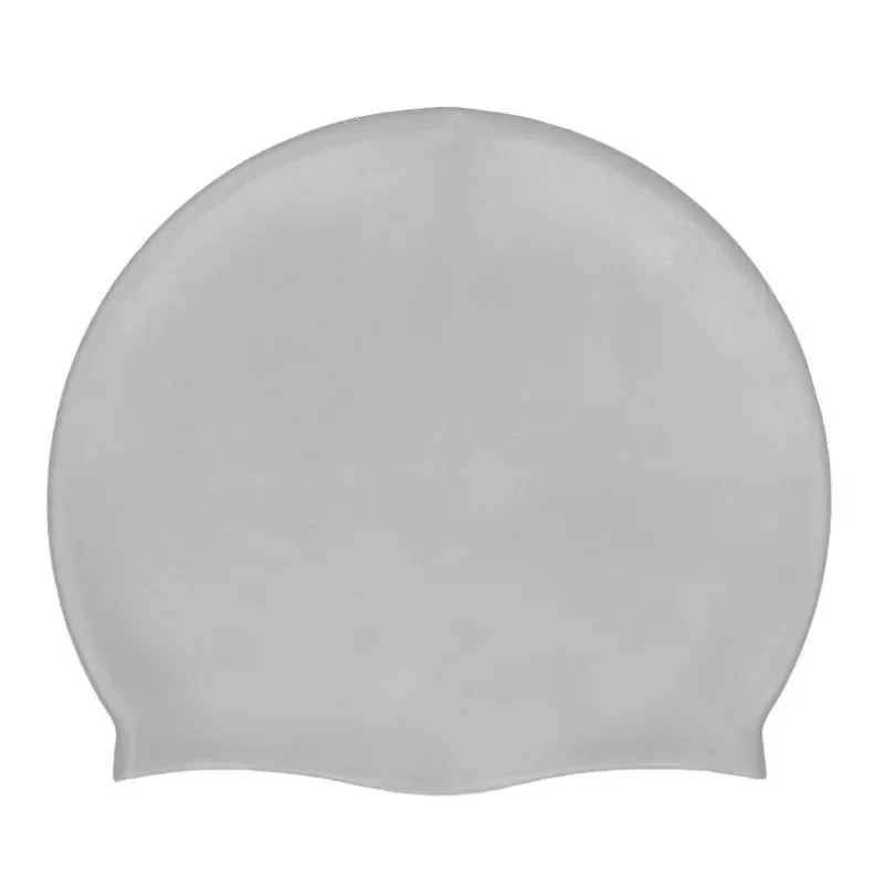 Waterproof Silicone Swim Caps Women Men High Elastic Flexible Protect Ears Hair Swimming Pool Hat for Adults Children Girls Boys
