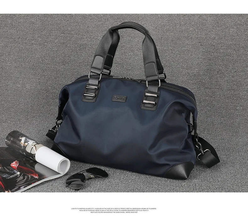 Gym Bag Men Hand-Held Luggage Bag Short Distance Large Capacity Travel Luggage Bag Business Trip Lightweight Travel Bag Leisure
