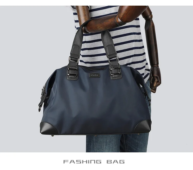Gym Bag Men Hand-Held Luggage Bag Short Distance Large Capacity Travel Luggage Bag Business Trip Lightweight Travel Bag Leisure