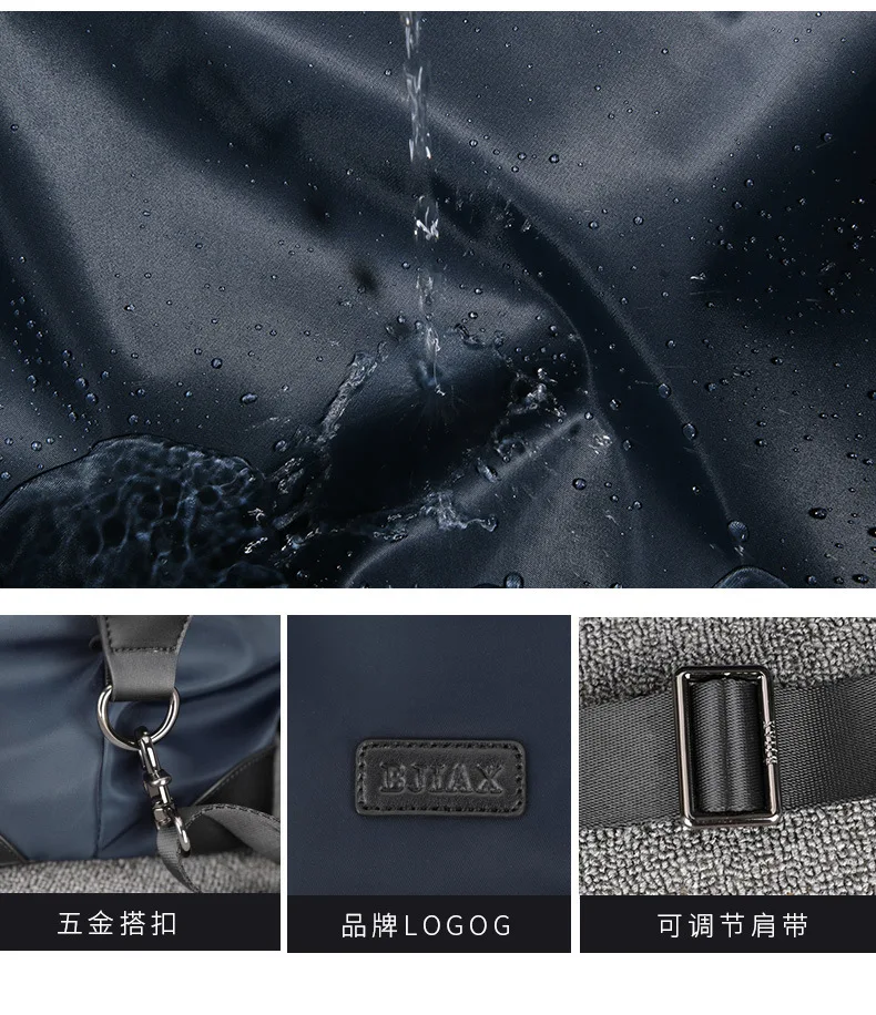 Gym Bag Men Hand-Held Luggage Bag Short Distance Large Capacity Travel Luggage Bag Business Trip Lightweight Travel Bag Leisure
