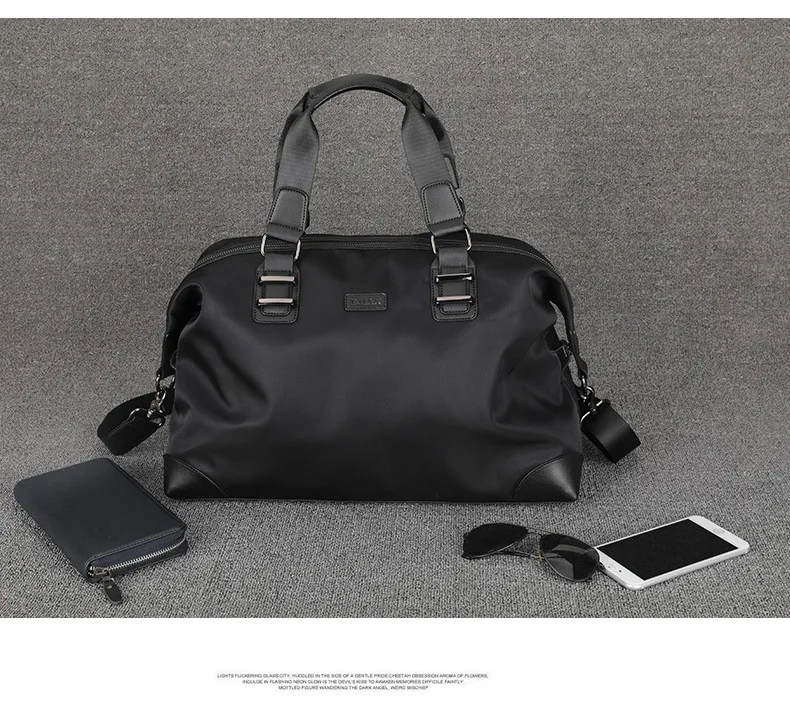 Gym Bag Men Hand-Held Luggage Bag Short Distance Large Capacity Travel Luggage Bag Business Trip Lightweight Travel Bag Leisure