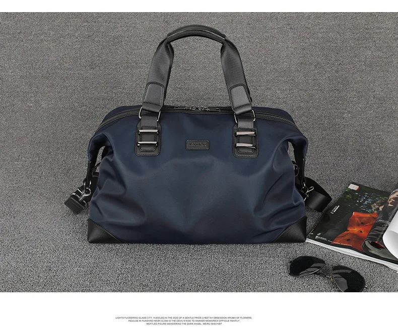 Gym Bag Men Hand-Held Luggage Bag Short Distance Large Capacity Travel Luggage Bag Business Trip Lightweight Travel Bag Leisure