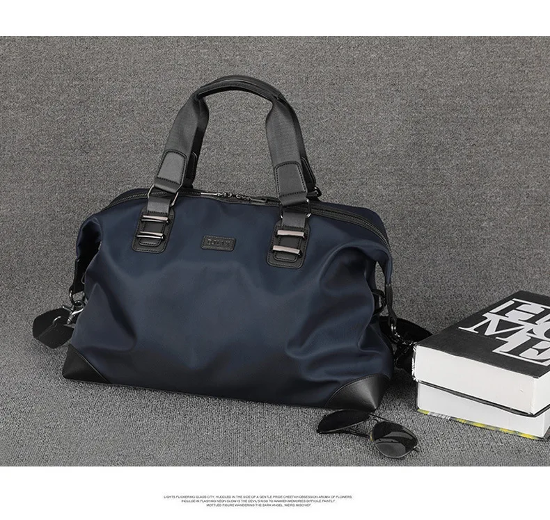Gym Bag Men Hand-Held Luggage Bag Short Distance Large Capacity Travel Luggage Bag Business Trip Lightweight Travel Bag Leisure