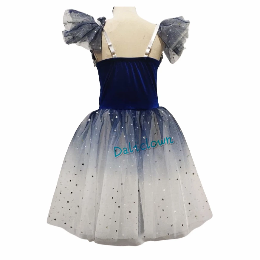 Child Long Ballet Dress Performance Clothing Girls Women Ballet Tutu Skirt Gymnastic Leotard Professional Belly Dance Costume