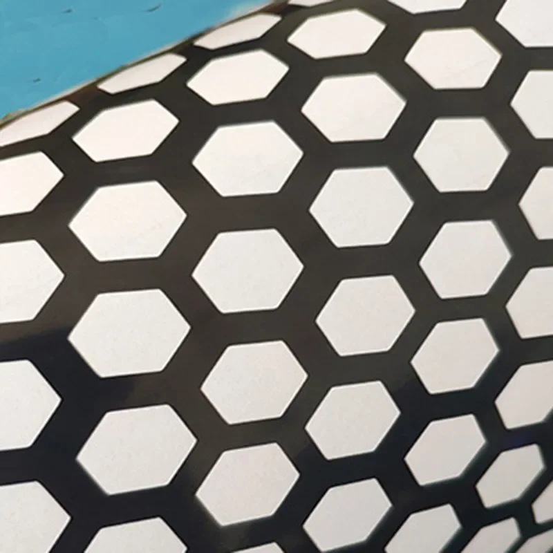 Car Rear Light DIY Decorative Sticker Hexagon Honeycomb Styling Tail Lamp Trim Protection Cover Black Universal Exterior Parts