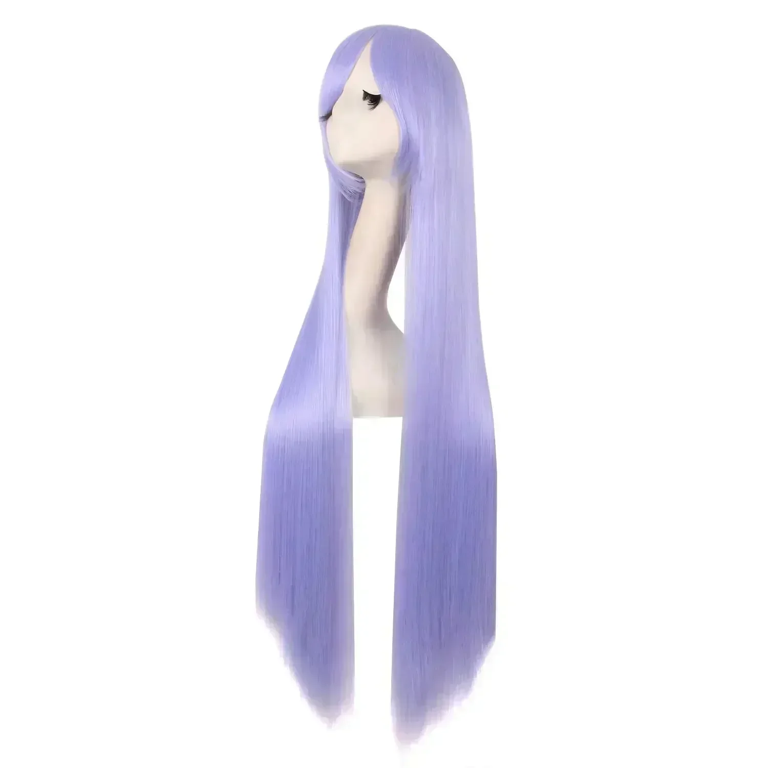 40" 100cm Long Straight Wig Anime Costume Wig Long Straight Cosplay Wig Party Heat Resistant Synthetic Hair Wigs