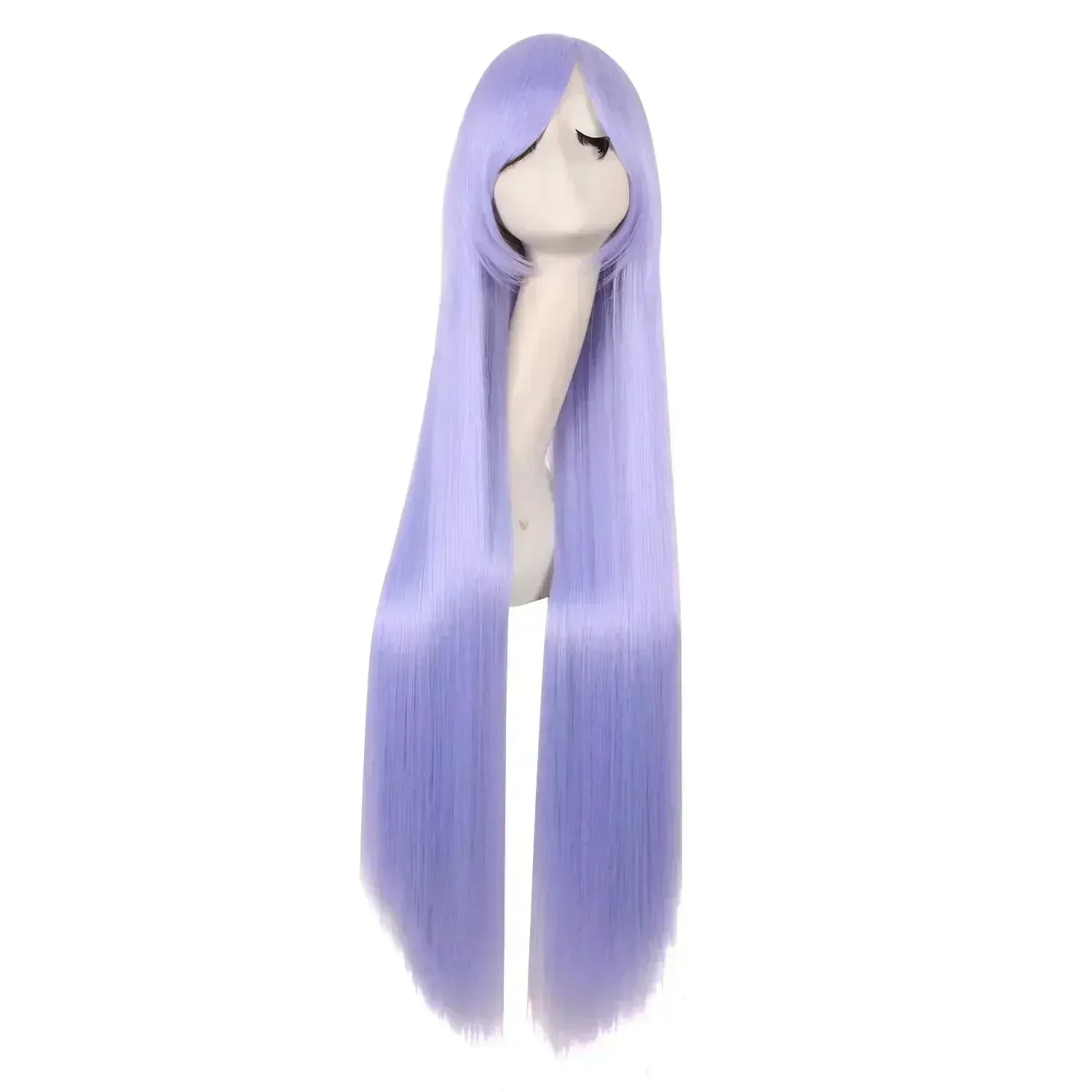 40" 100cm Long Straight Wig Anime Costume Wig Long Straight Cosplay Wig Party Heat Resistant Synthetic Hair Wigs