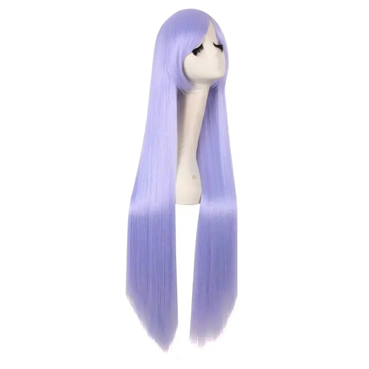 40" 100cm Long Straight Wig Anime Costume Wig Long Straight Cosplay Wig Party Heat Resistant Synthetic Hair Wigs