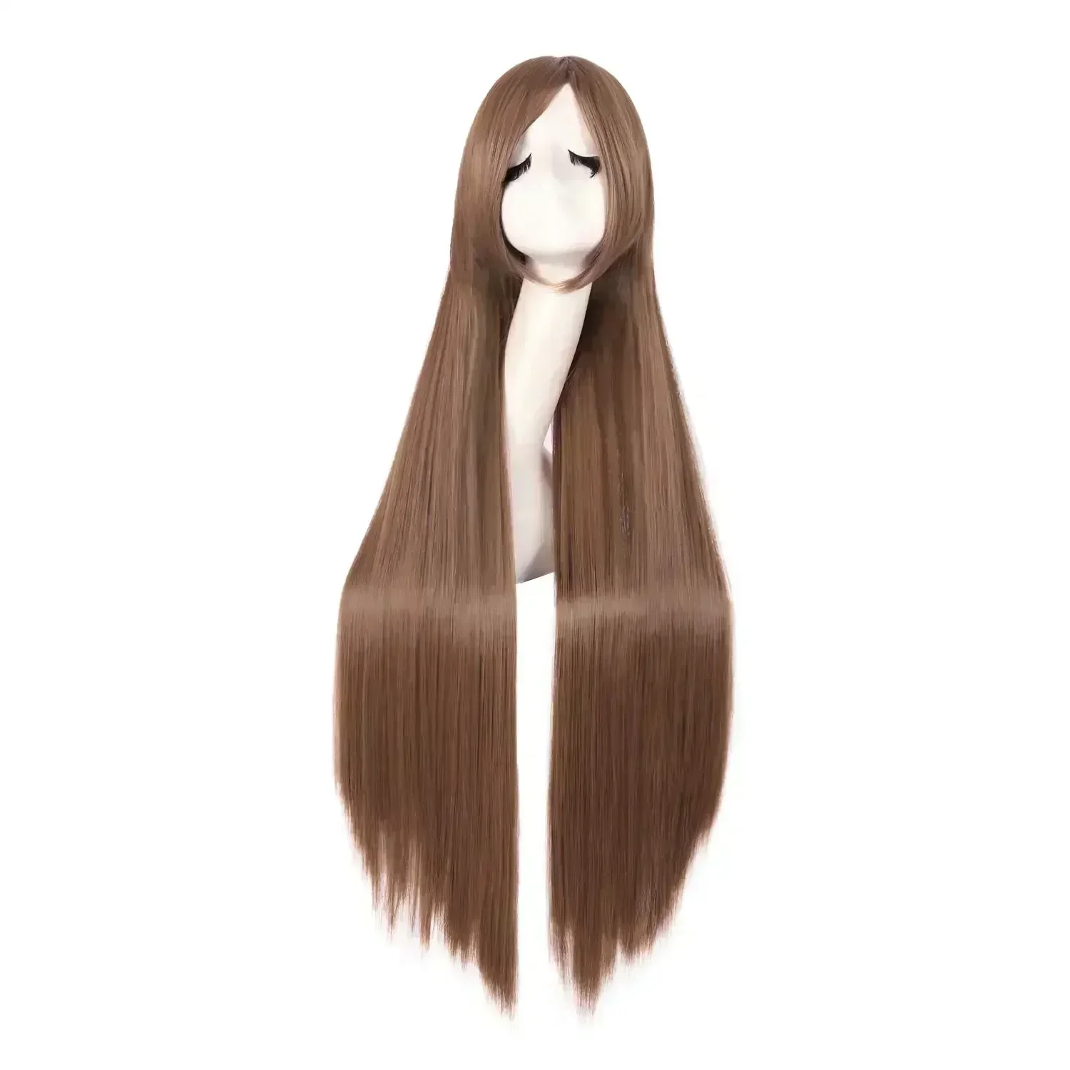 40" 100cm Long Straight Wig Anime Costume Wig Long Straight Cosplay Wig Party Heat Resistant Synthetic Hair Wigs