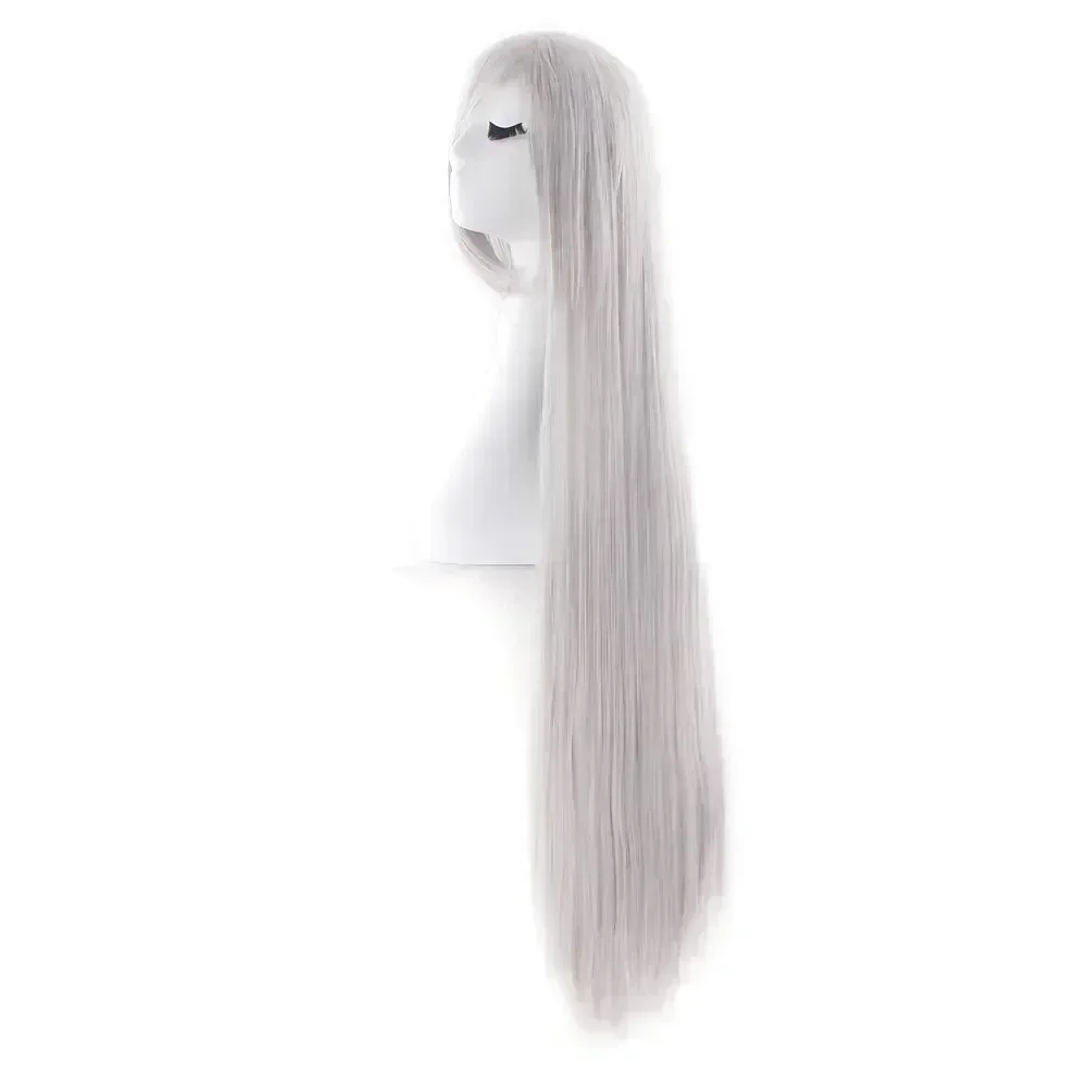 40" 100cm Long Straight Wig Anime Costume Wig Long Straight Cosplay Wig Party Heat Resistant Synthetic Hair Wigs