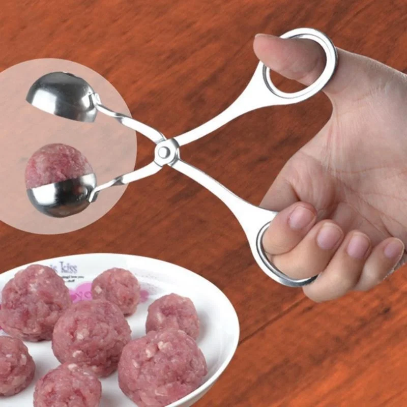Meat Ball Maker Tool Stainless Steel Clip Round Rice Ball Shaper Spoon Meatball Making Mold Non Stick Stuffed Kitchen Gadget