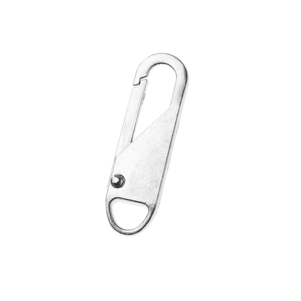 5pcs Universal Replacement Zipper Slider Metal Alloy Removal Zipper Puller Luggage Bag Zip Head DIY Craft Sewing Tool Repair Kit