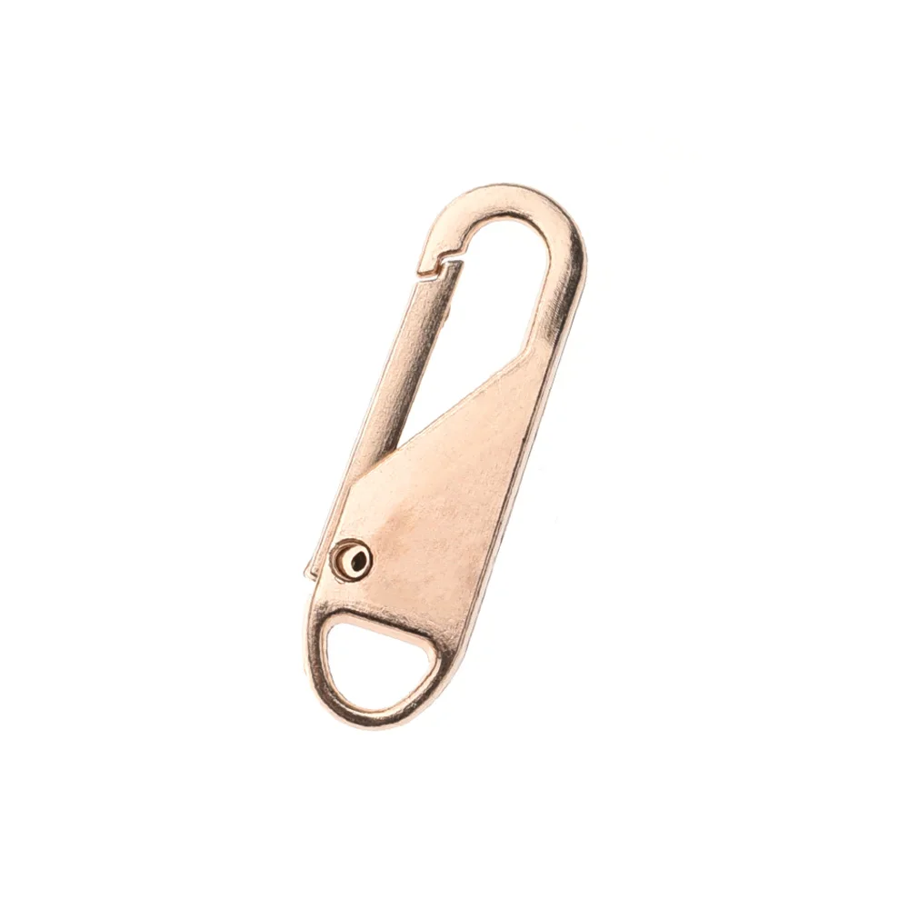 5pcs Universal Replacement Zipper Slider Metal Alloy Removal Zipper Puller Luggage Bag Zip Head DIY Craft Sewing Tool Repair Kit