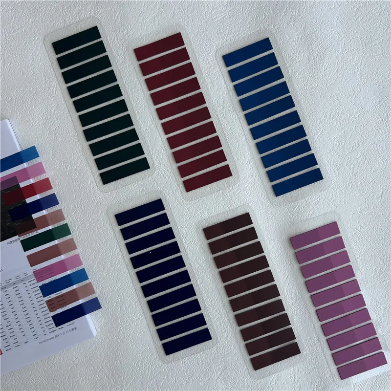 200Pc Index Tabs Self Adhesive Page Markers Transparent Waterproof Sticky Notes Classify Files Flags Planner Stickers