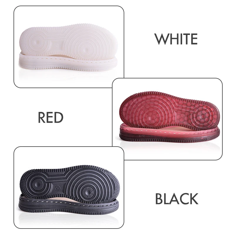 1 Pair Soft Rubber Soles Hand-woven Hook Line Soles Anti-slip Shoe Patch Durable Repair Replacement For Boot Shoes