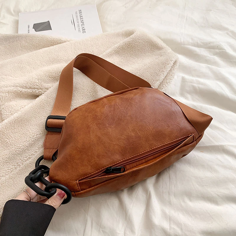 Designer Crossbody Chest Bags Top grade soft Leather Women Waist Bag Fashion Fanny Pack Phone Packs Luxury ladies Shoulder Bags