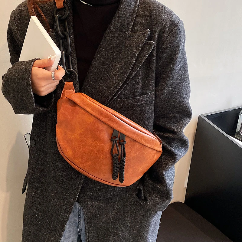 Designer Crossbody Chest Bags Top grade soft Leather Women Waist Bag Fashion Fanny Pack Phone Packs Luxury ladies Shoulder Bags