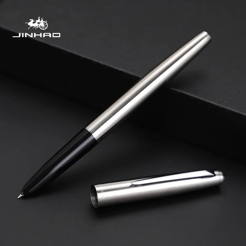 Jinhao 911 Fountain Pen Luxury All-Steel Elegant Calligraphy Ink Pens EF 0.38mm Nib Stationery Business Office School Supplies