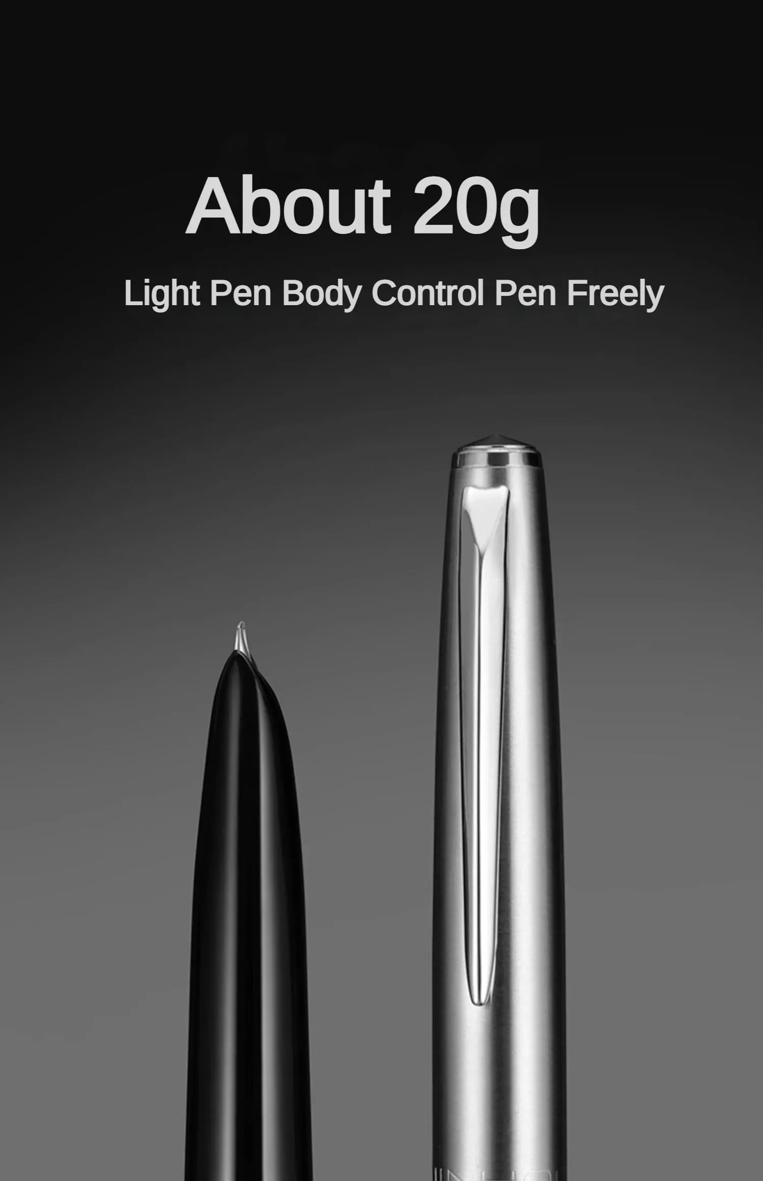 Jinhao 911 Fountain Pen Luxury All-Steel Elegant Calligraphy Ink Pens EF 0.38mm Nib Stationery Business Office School Supplies