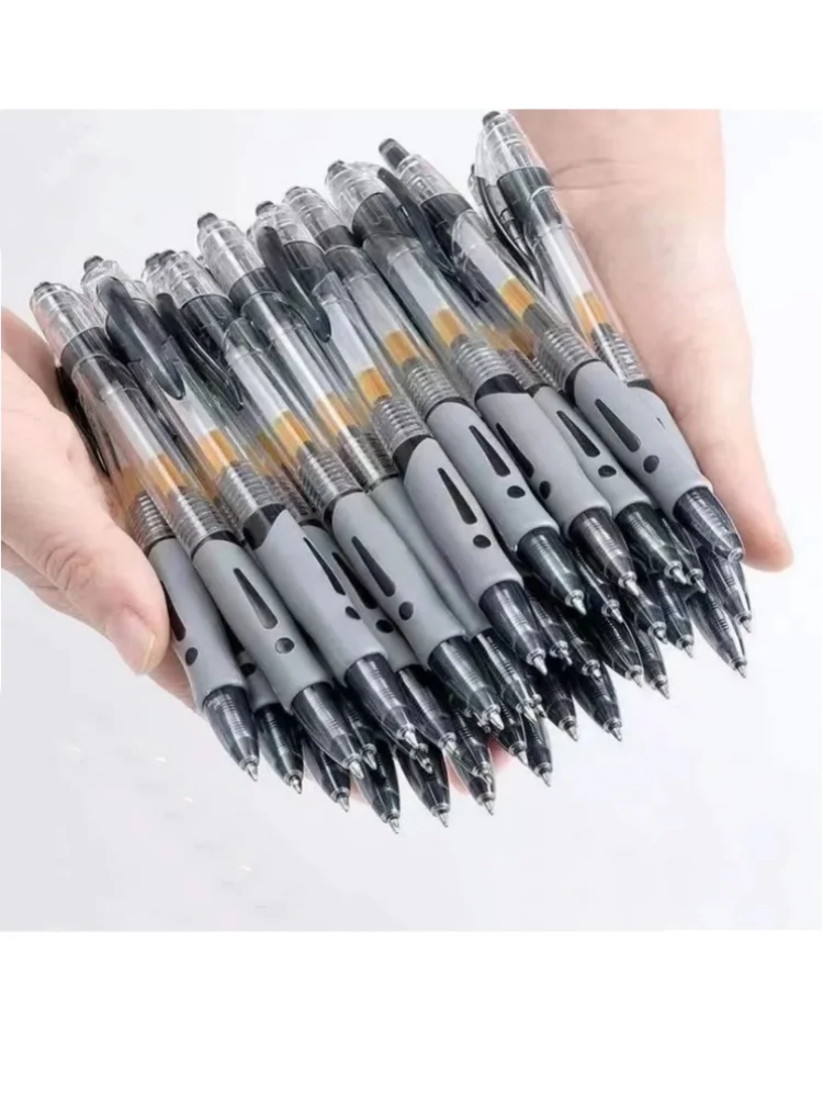 13/30pcs Retractable Gel Pens Set Black/Red/Blue Ink Ballpoint for Writing Refills Office Accessories School Supplies Stationery