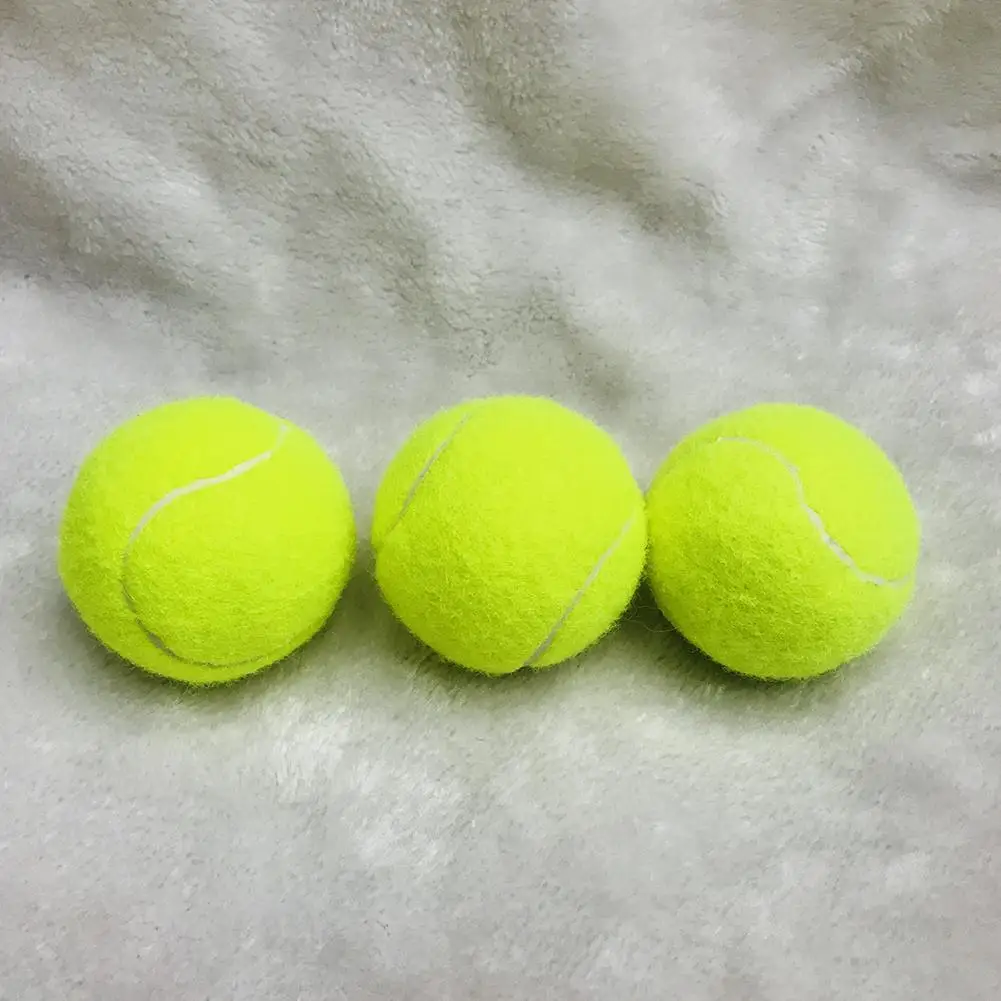 High Elasticity Training Entertainment Ball Tennis For Competition Training Exercises Elastic Fiber Rubber Outdoor Tennis Ball