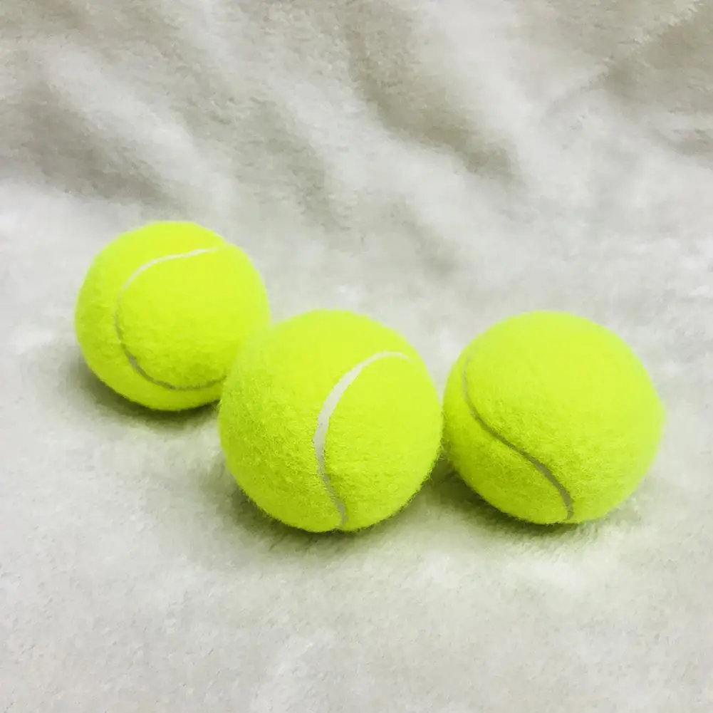 High Elasticity Training Entertainment Ball Tennis For Competition Training Exercises Elastic Fiber Rubber Outdoor Tennis Ball
