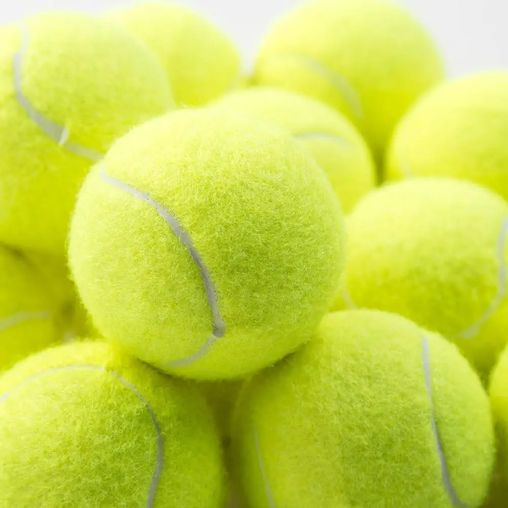 High Elasticity Training Entertainment Ball Tennis For Competition Training Exercises Elastic Fiber Rubber Outdoor Tennis Ball