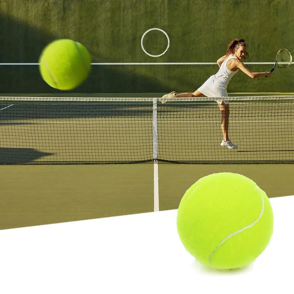 High Elasticity Training Entertainment Ball Tennis For Competition Training Exercises Elastic Fiber Rubber Outdoor Tennis Ball