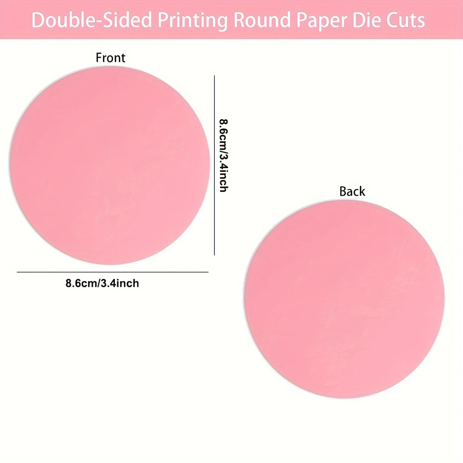 60Pcs/230gms Circles/Heart/Star/Flower Color Cuts Paper for DIY Projects Craft Back to School Classroom Bulletin Board Decor
