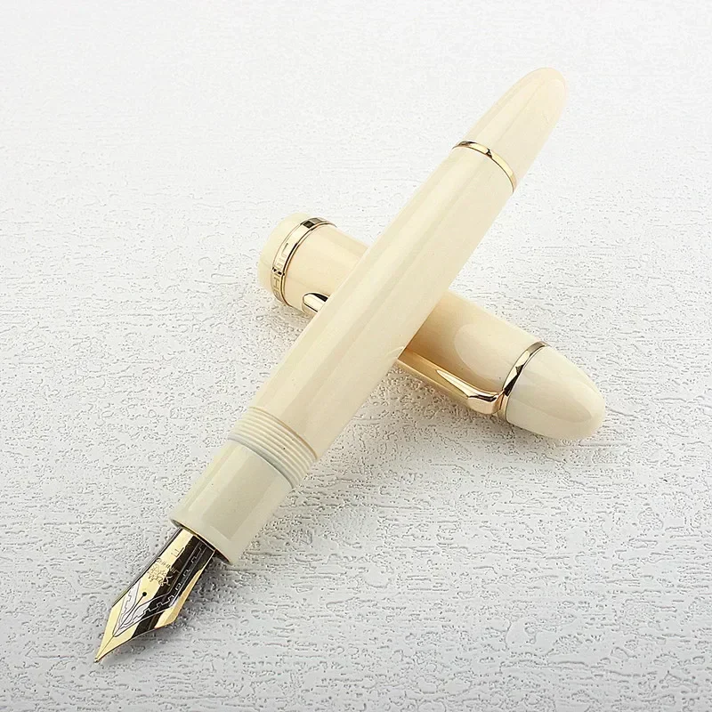 Jinhao X159 #8 Extra Fine / Fine / Medium Nib Fountain Pen, Black Acrylic Big Size Writing Pen