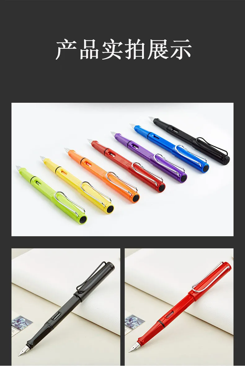 1PC 0.5mm Clear Pointed Writing Practice Pen Student Standing Pen Stationery Student Supplies Pen and Ink Student Supplies
